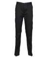 H641 Ladies 65/35 Flat Front Chino Black colour image